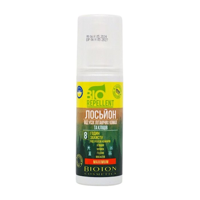 Лосьйон від комах та кліщів 8 годин захисту Maximum BIOREPELLENT 100 мл